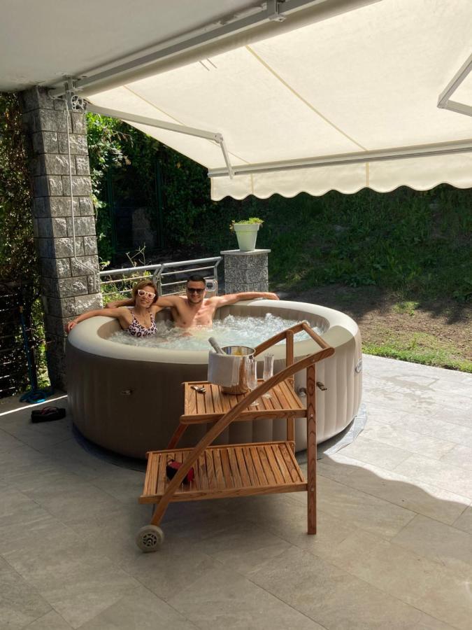 Armonie Del Lago - Lakeview Retreat With Private Garden, Pool & Jacuzzi Baveno Kültér fotó